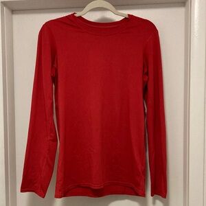 Patagonia Daily Capiline Baselayer Red Long Sleeve Shirt